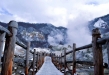 “地狱谷”边的温泉，零下10度和45度的冰火体验